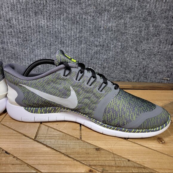 Nike Free 5.0 Mens Size 12 Print Running Athletic 2015 Shoes Sneakers 749592-007 - Picture 6 of 11